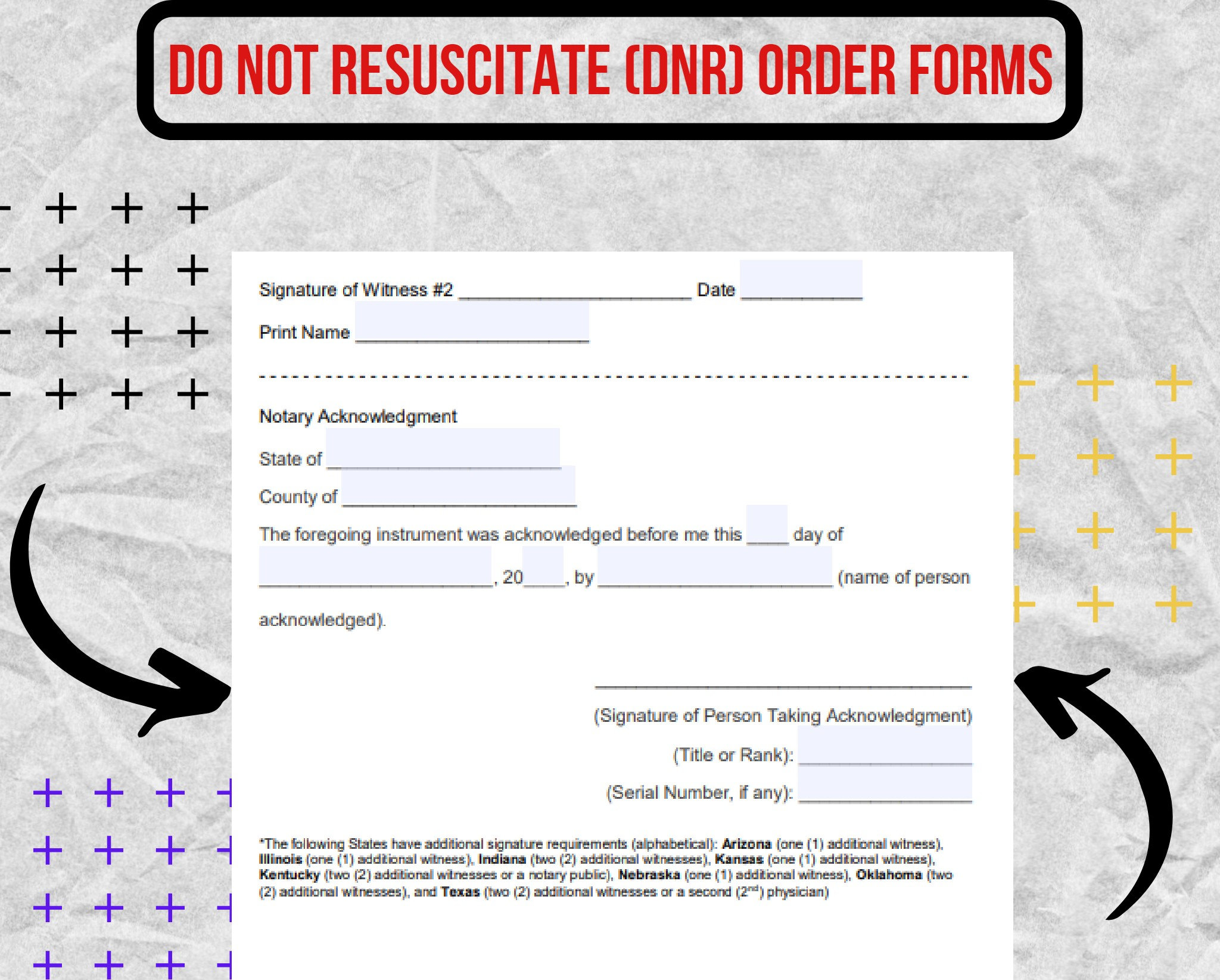 Do Not Resuscitate Order Do Not Resuscitate DNR Order Forms Do Not
