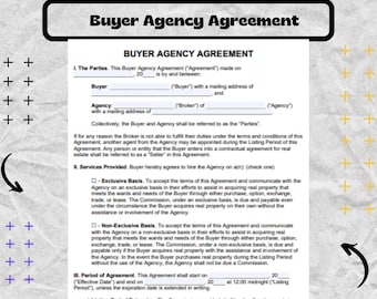 Buyer Agency Agreement -  Buyer Agency Agreement forms -  Buyer Agency Agreement template