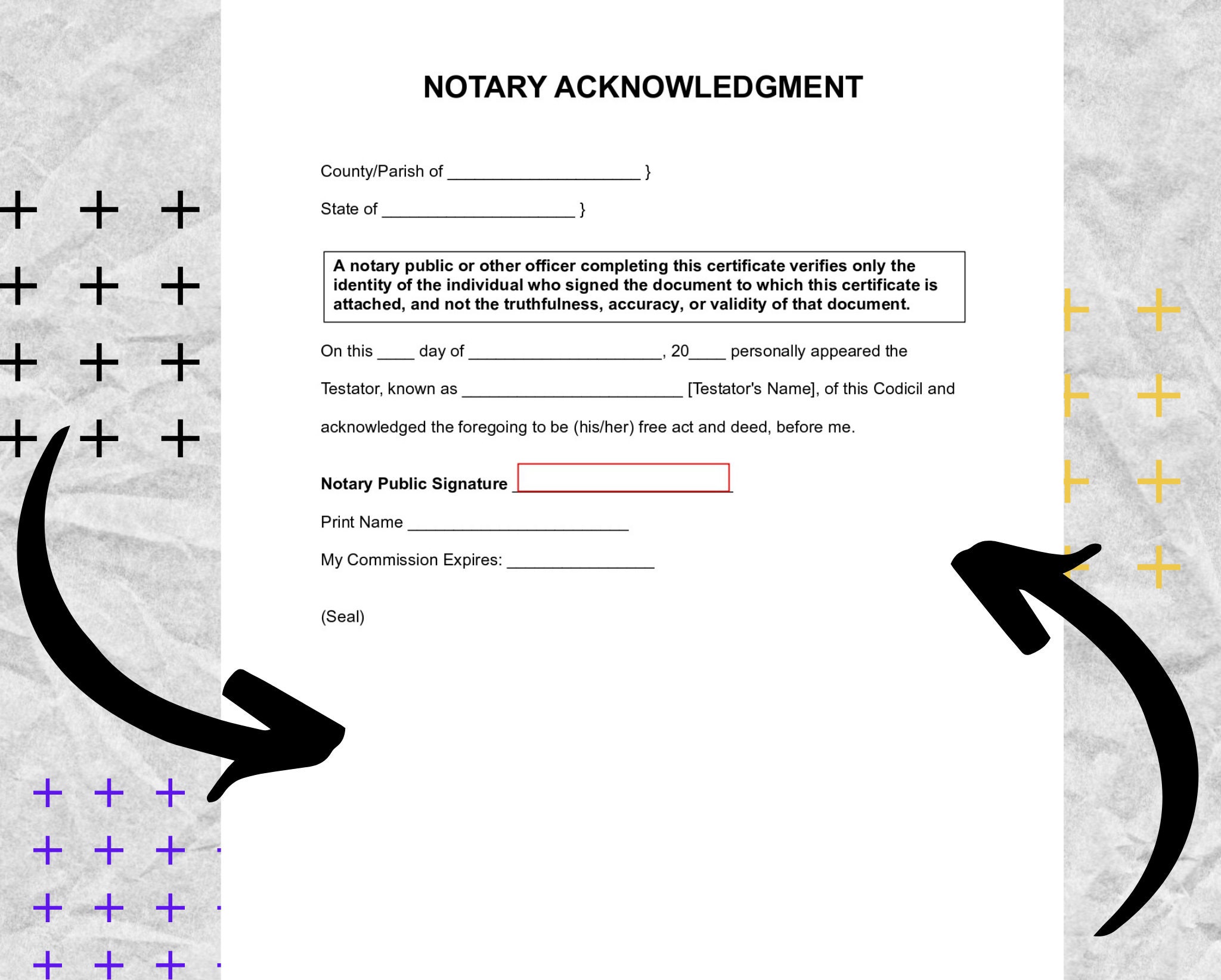 Will Codicil Will Codicil Form Will Codicil Templates - Etsy