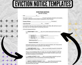 eviction notice etsy