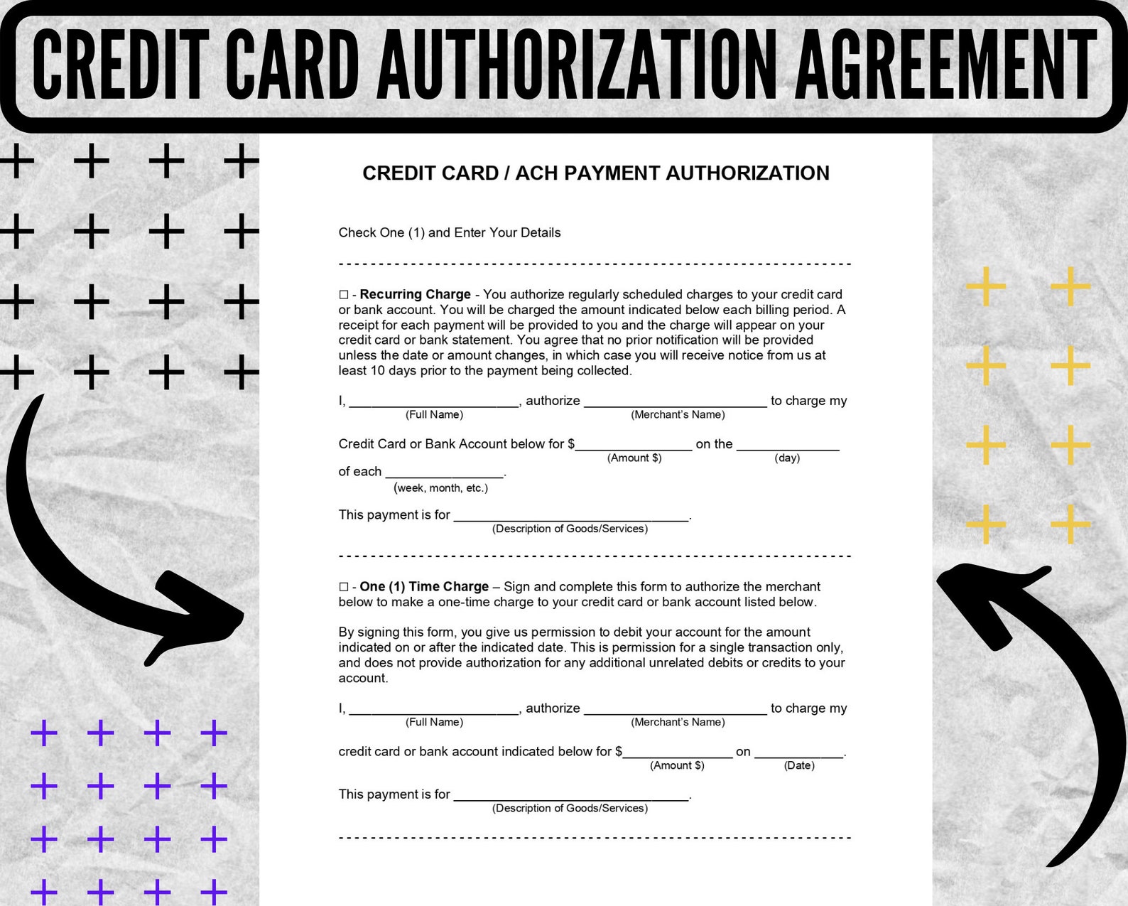 Credit Card Authorization Credit Card Authorization Form client