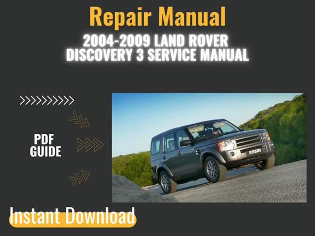 ランドローバー　ディスカバリー　マニュアル 2004-2009 ランドローバー ディスカバリー3 サービスマニュアル