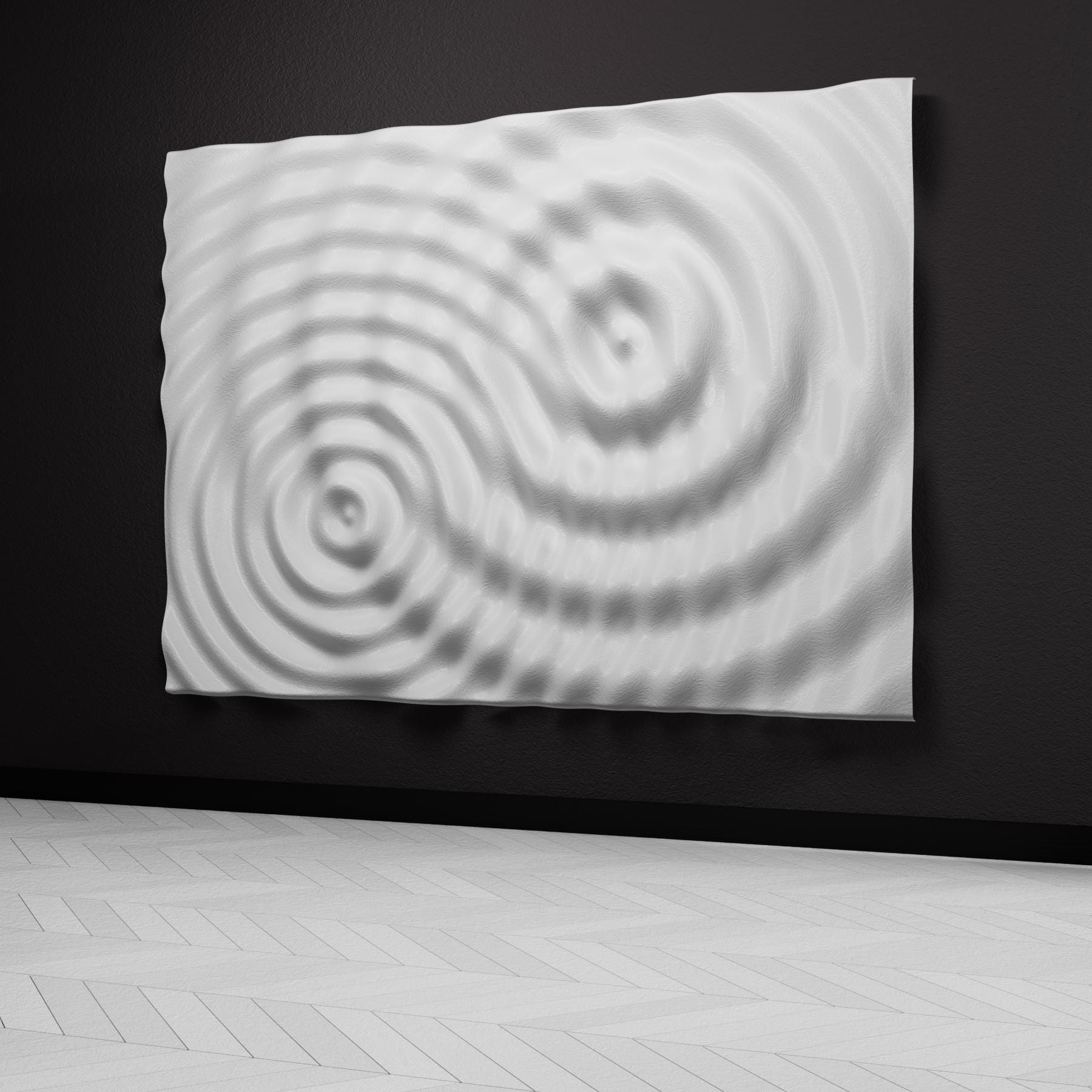 Water Ripple Panel Cad Water Ripple 3D Wall Panel Design: CNC STL File (digital Download) - Etsy