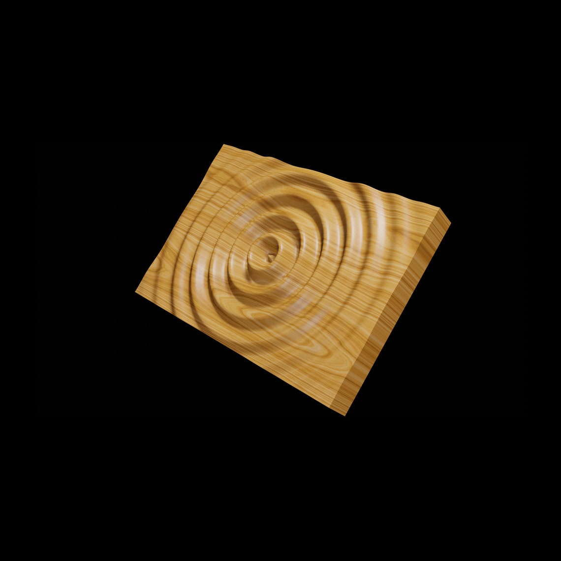 Water Ripple Panel Cad 3D Water Ripple Wall Panel Design: CNC Carved Wood Relief (STL File) - Etsy