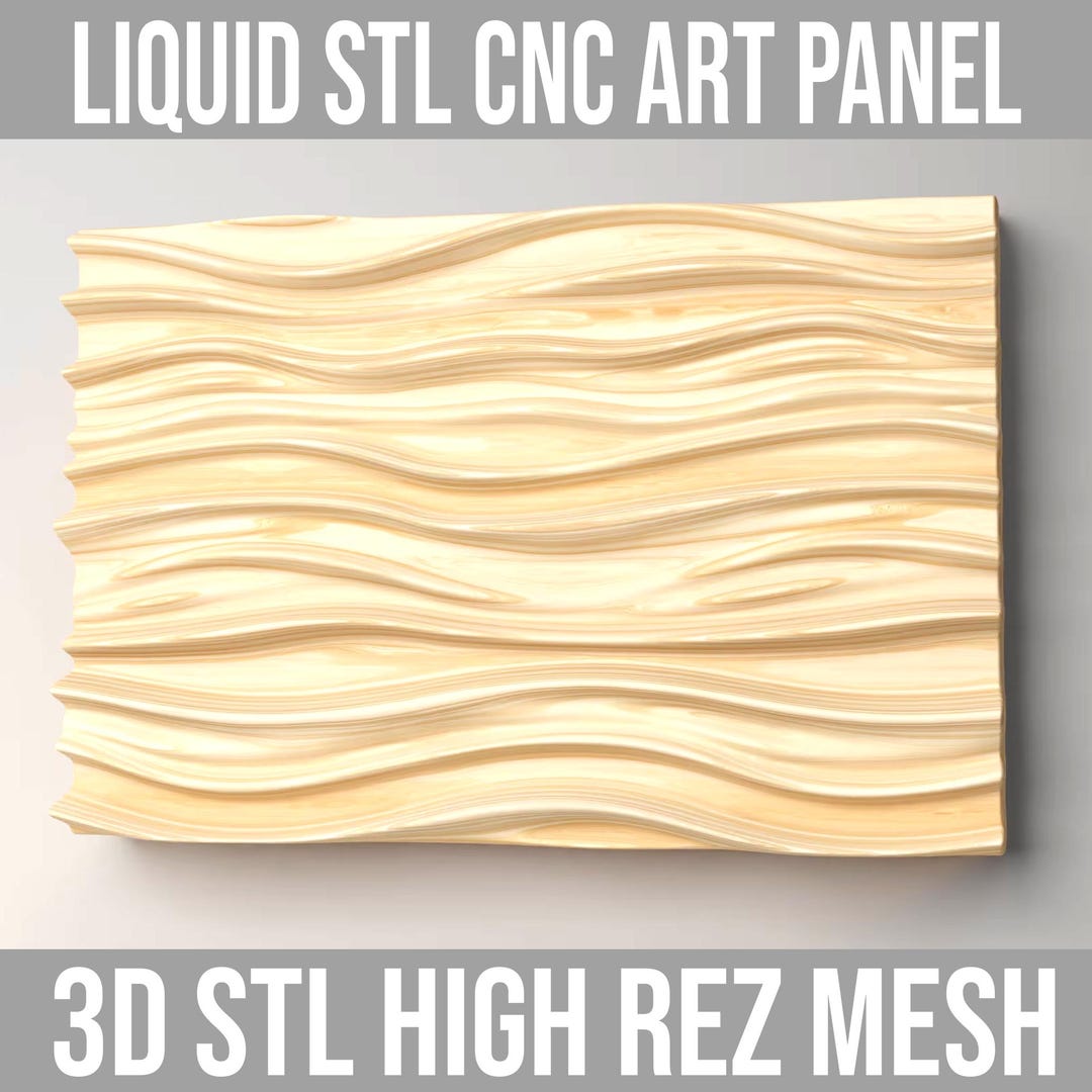 3D Wall Panel Design File | CNC Stl File | Dimensional Wall Art ...
