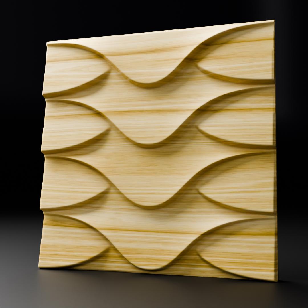 Dragon Scales 3D Wall Panel Design: Tileable CNC STL File (digital ...