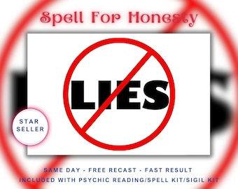 Honesty Spell: Included With Psychic Reading.
