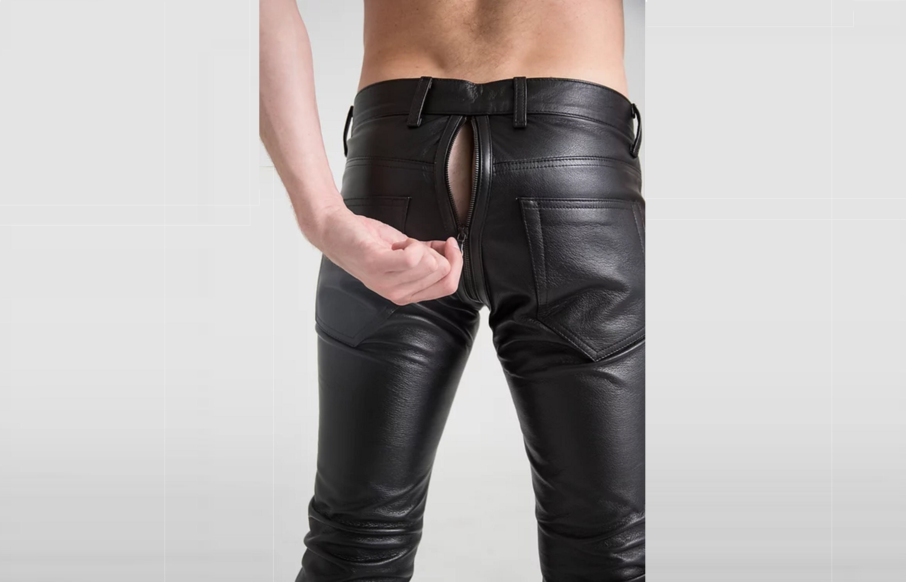 Tight White Leather Pants