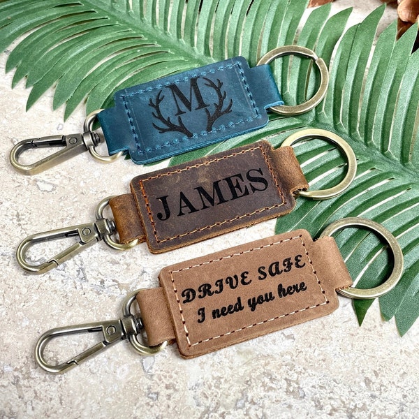 Personalized Dad Keychain, First Father's Day Gift, Gifts For Dad From Daughter, Birthday Gifts For Dad, Dad Gift From Son, Gift From Baby