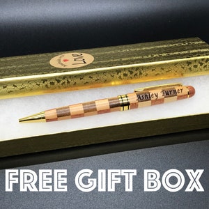 Personalized Engraved Wood Pen, Custom Wooden Ballpoint Pens ...
