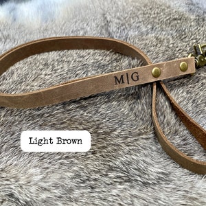 PERSONALIZED Leather LANYARD, Badge Holder Id Keychain Necklace with Swivel Clip, Teacher Lanyard image 3