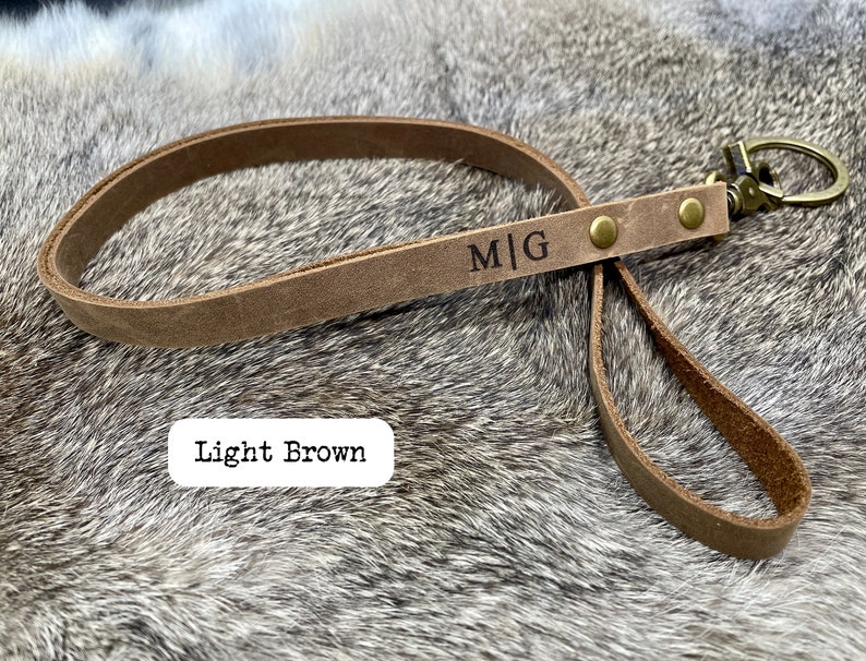 PERSONALIZED Leather LANYARD, Badge Holder Id Keychain Necklace with Swivel Clip, Teacher Lanyard image 3