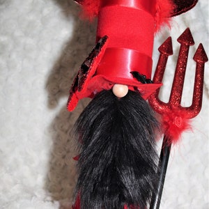 Halloween Red Devil Gnome