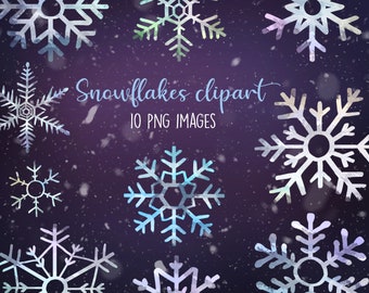 Snowflake clipart, Snowflake png, Christmas clipart, Winter clipart, snow clipart, Holiday clipart, scrapbook clipart, Snowflake printable