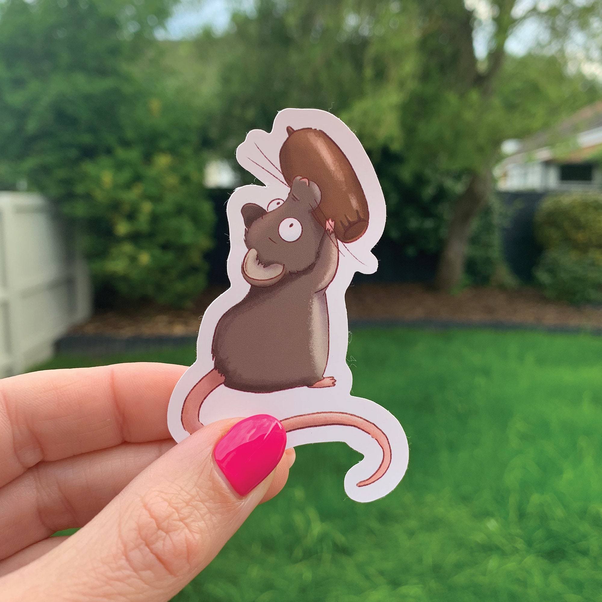 Mouse Hunter Sticker Cute Mouse Vinyl Sticker/ Kawaii Mice Stickers, Gifts for Mice Lovers ...