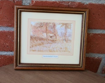 Helen Allingham Home From School Artist England English Countryside Landscape Print Framed Wood Vintage Exquisite Frame