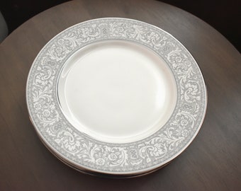 Dinner Plate Renaissance Platinum by FRANCISCAN Made in USA