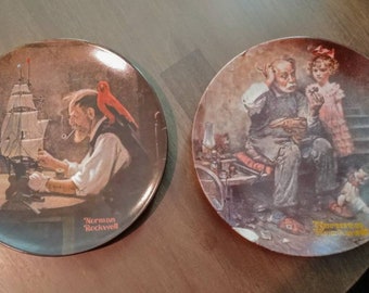 Norman Rockwell Heritage Series Collector Plates from Knowles- 2 plates