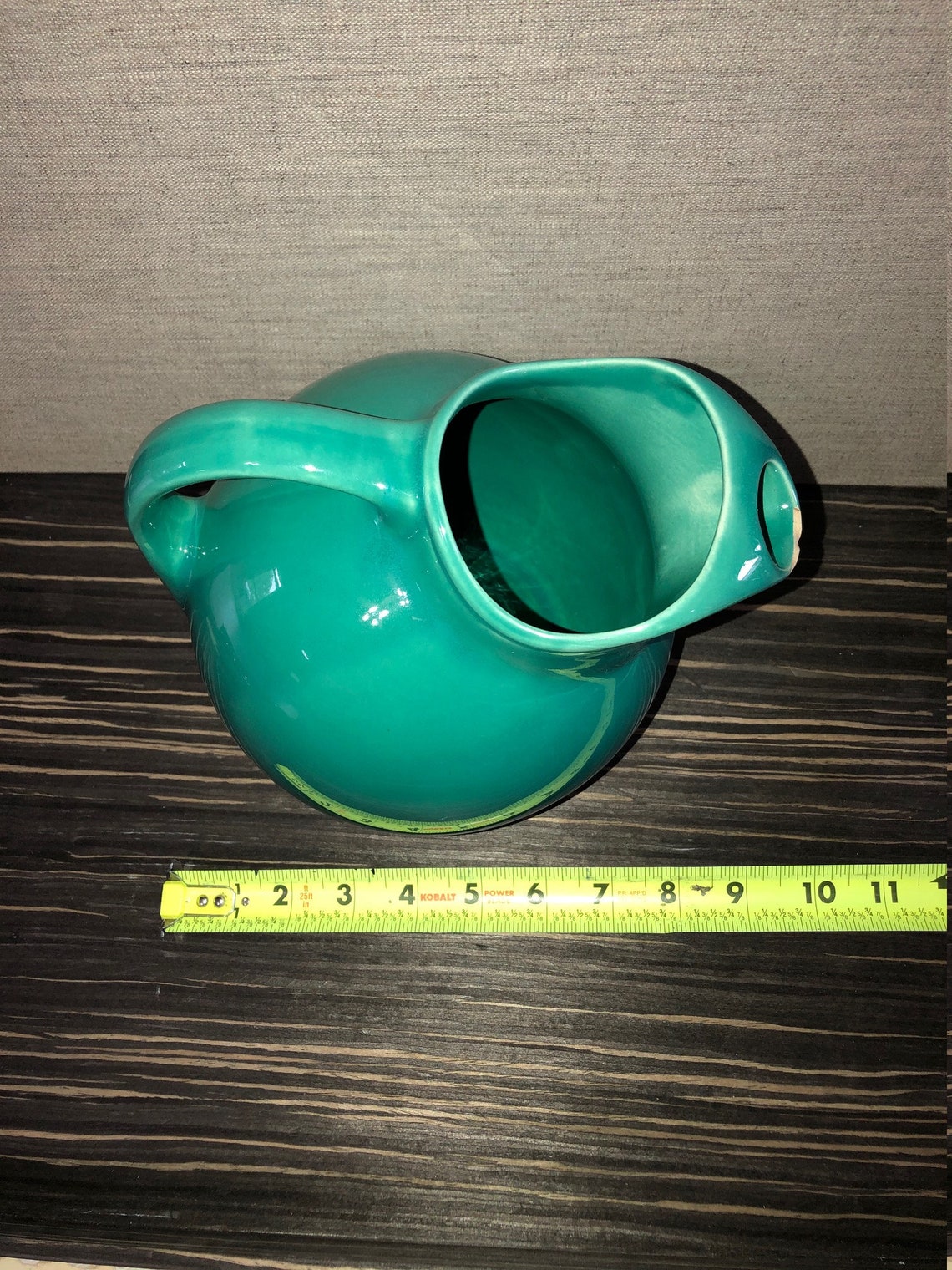 Homer Laughlin Harlequin Spruce Green Ball Jug Pitcher. Etsy