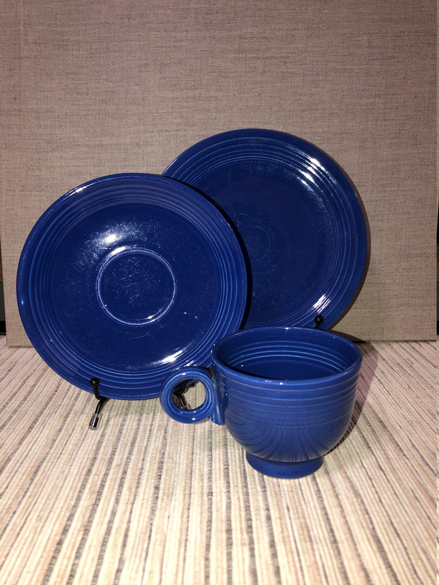 1936-1951, Vintage Fiesta-ware 3 Pc Cobalt Blue Setting. - Etsy Canada