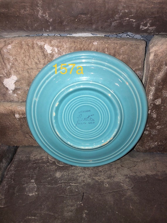 1937-1969: Vintage Fiesta-ware 3 Pc Turquoise Setting. - Etsy