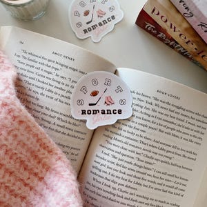 Sports Romance Sticker | Romance Reader Sticker | Bookish Stickers | Kindle Stickers | Kindle Accessories | Kindle Girlie
