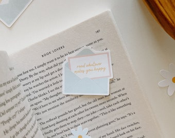 Leggi tutto ciò che ti rende felice adesivo / adesivi libreschi / adesivi Kindle / accessori Kindle / Kindle Girlie / adesivi per libri