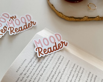 Adesivo Mood Reader / Adesivi Bookish / Adesivi Kindle / Accessori Kindle / Kindle Girlie / Kobo Girlie / Regalo di Natale per il lettore