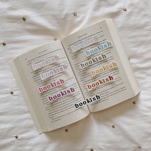 Bookish Stickers | Kindle Stickers | Kobo Stickers | Vinyl Stickers For Kindle | Holographic Stickers | Bookworm Gift