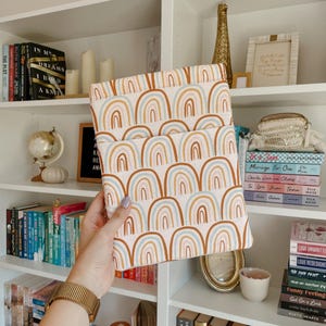 Rainbow Book Sleeve | Kindle Sleeve | E-Reader Sleeve | Gift For Book Lovers | Bookish Accessories | Reader Gifts | Bookish Gifts