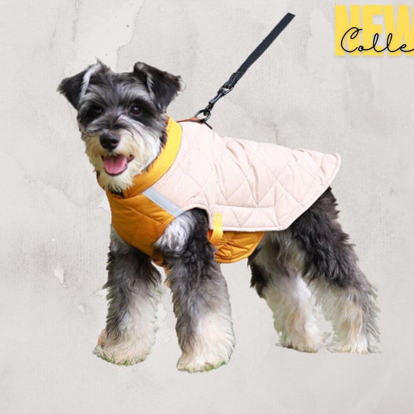 Chubasquero impermeable para perros con anillo en D que mantiene a su mascota abrigada y seca, impermeable para perros ajustable y acolchado suave para brindarles el ajuste perfecto