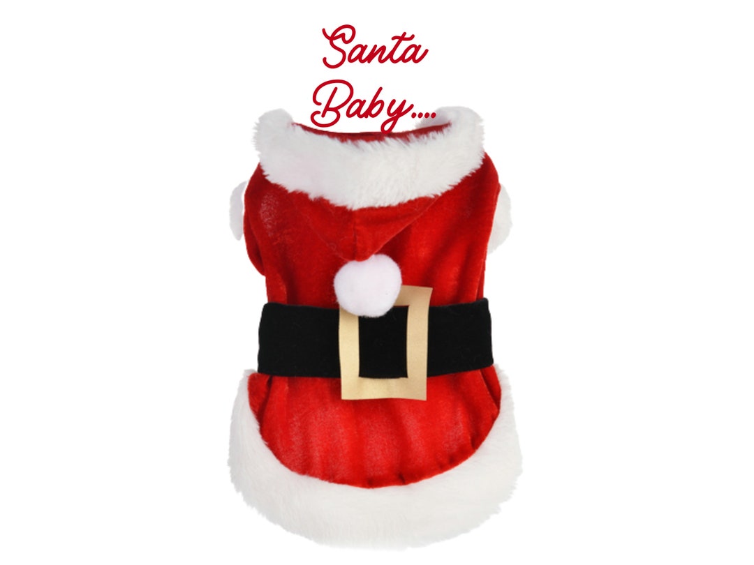 Dog Santa Costume , the Perfect Dog Santa Outfit , the Festive Costume for Dogs Santa Claus