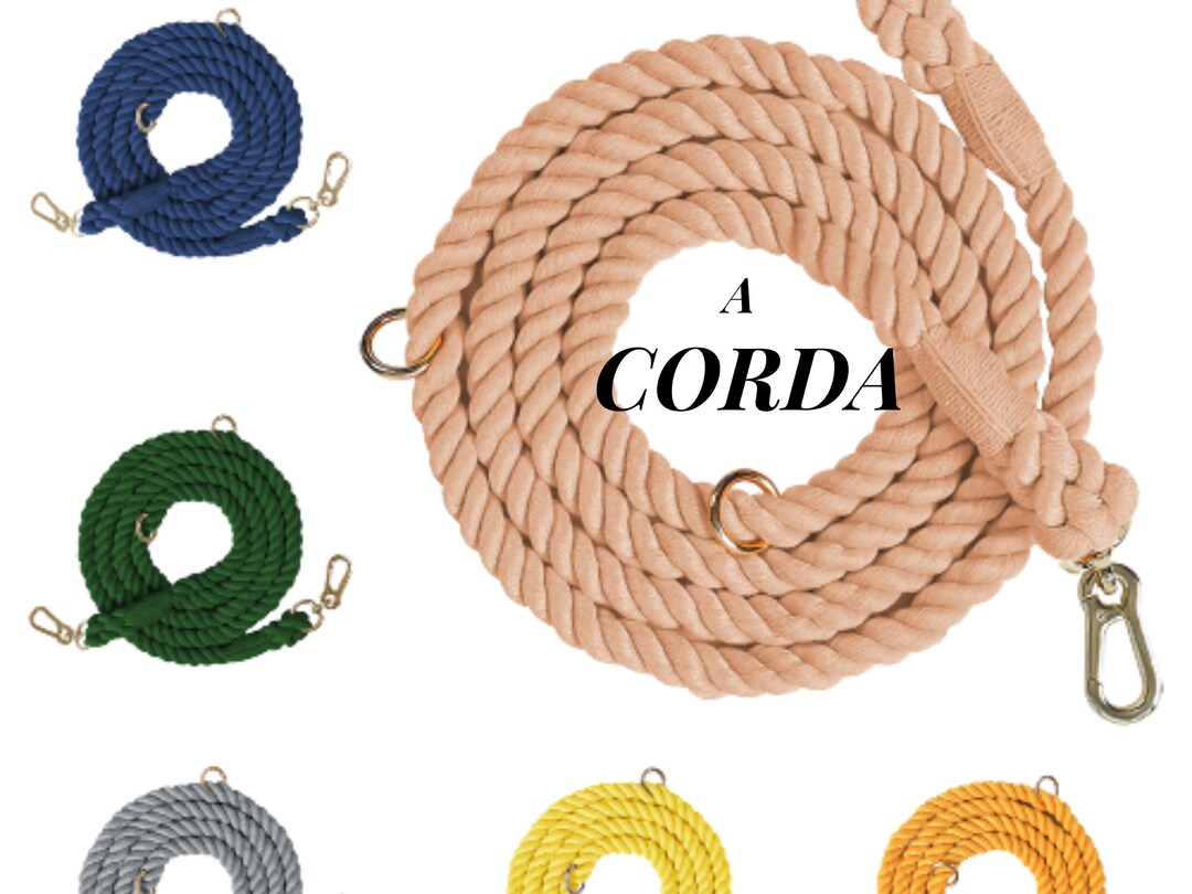 Martingale Collar and Leash Set for Dogs Durable Cotton Rope Stylish