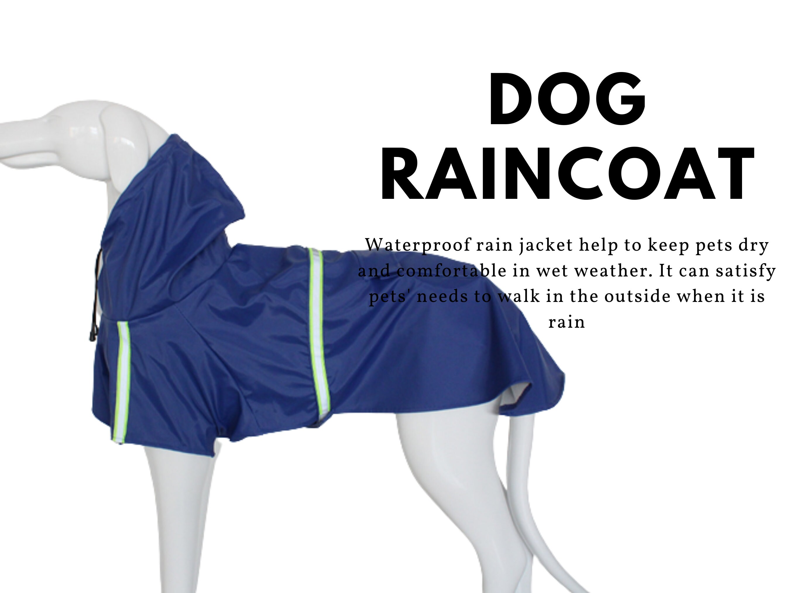 Dog Raincoat Waterproof Dog Rainsuit Yellow Dog Raincoat Etsy UK