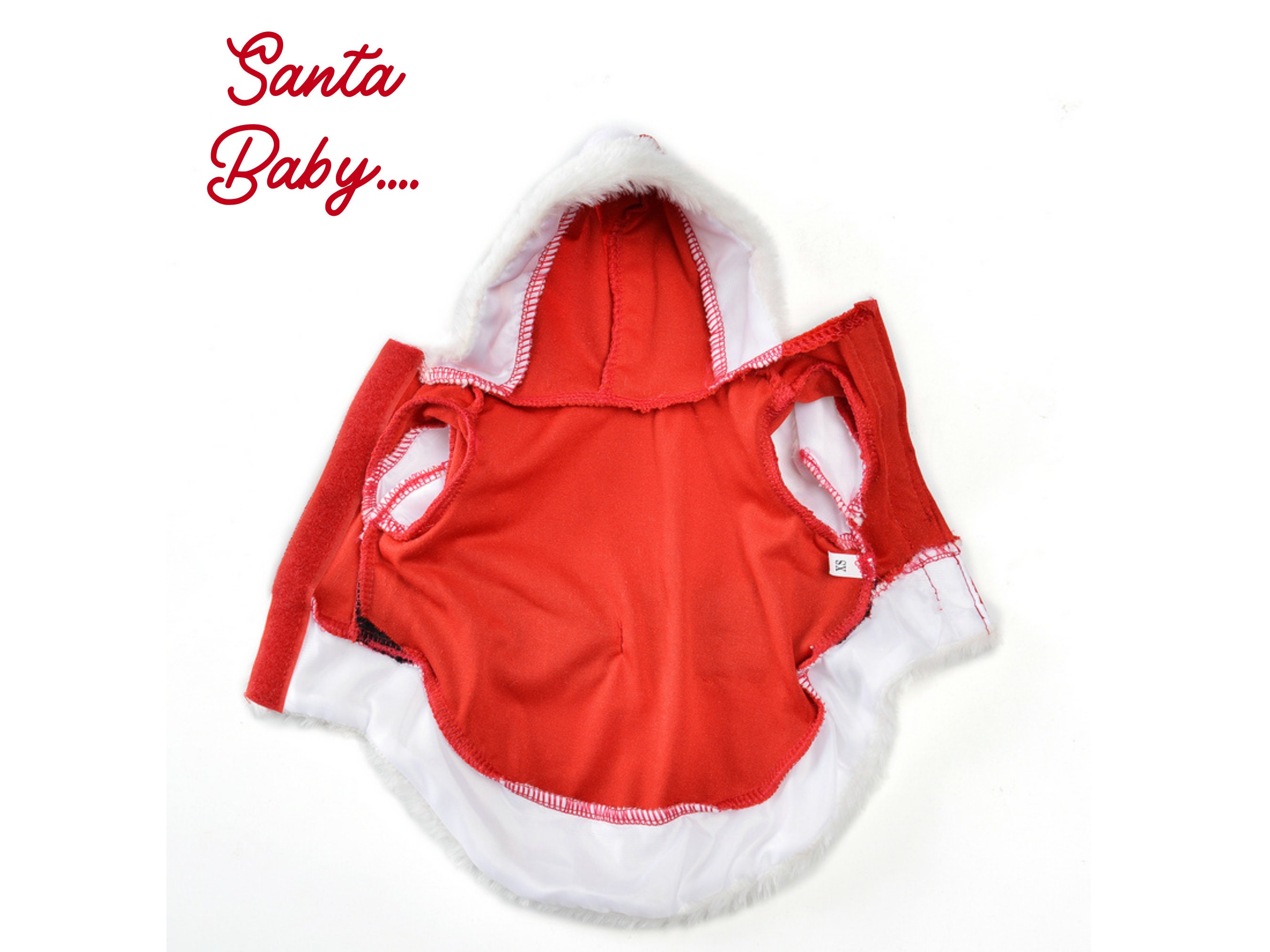 Dog Santa Costume the Perfect Dog Santa Outfit the Festive Etsy UK
