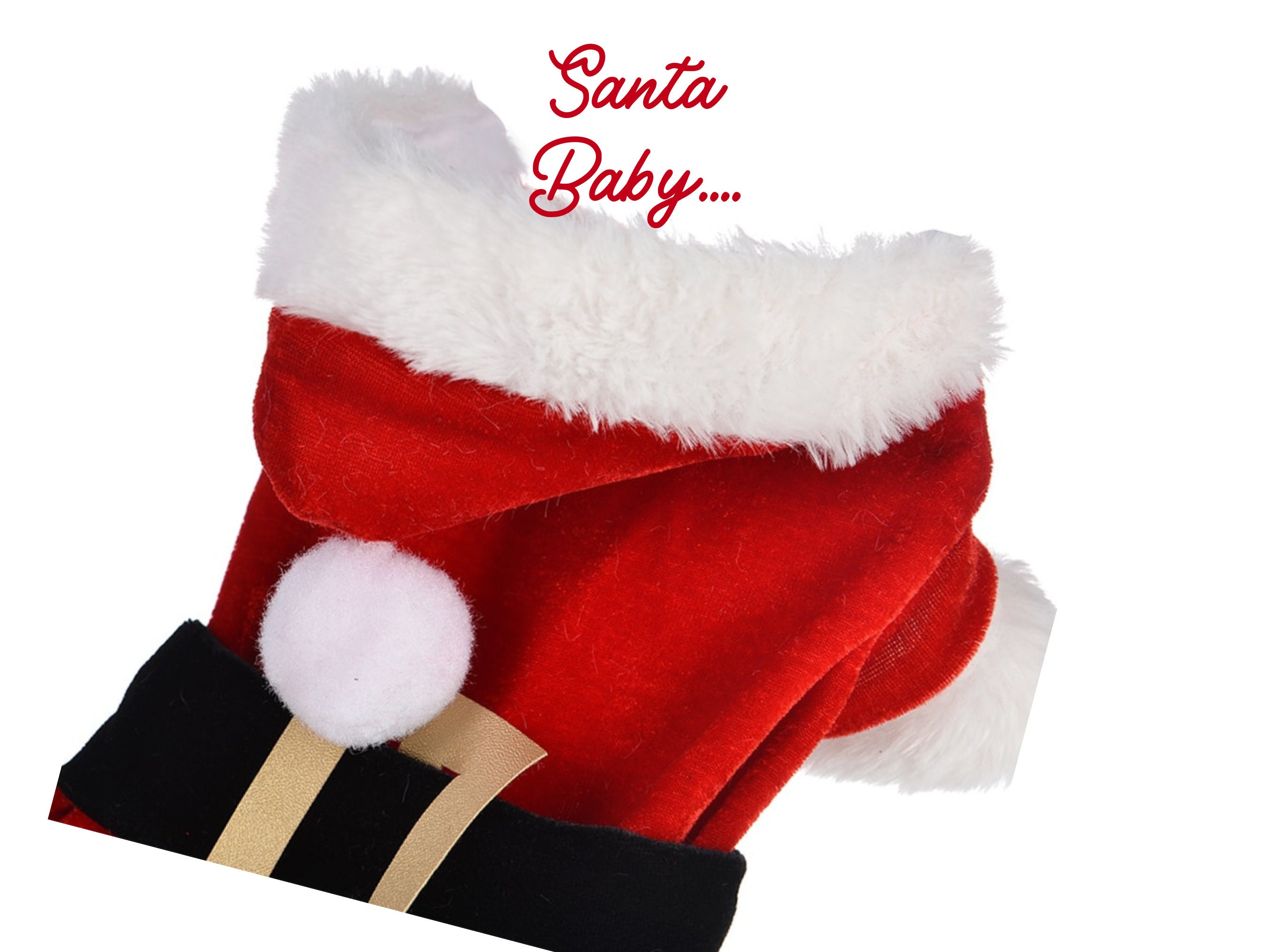 Dog Santa Costume the Perfect Dog Santa Outfit the Festive Etsy UK