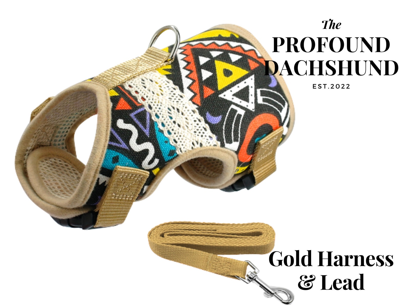 Dachshund Harness and Lead Set A Very Stylish Harness for Etsy