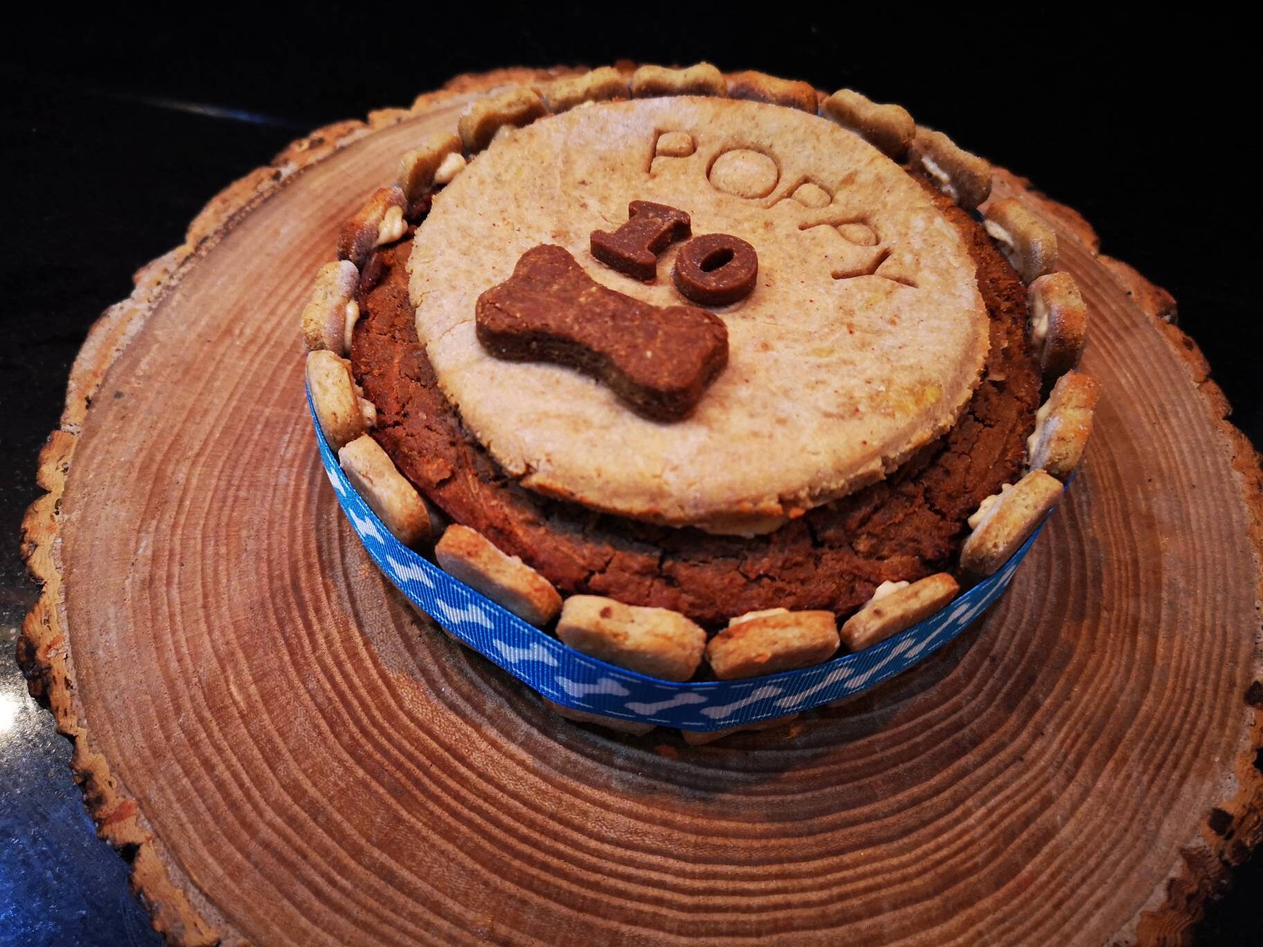 Doggy Birthday / Gotcha day cake. Etsy