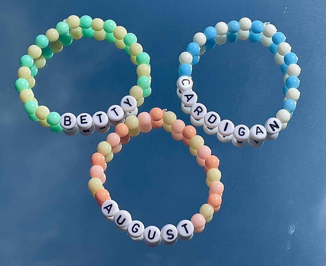 Beaded Bracelets Taylor Swift Folklore Collection betty Etsy 日本