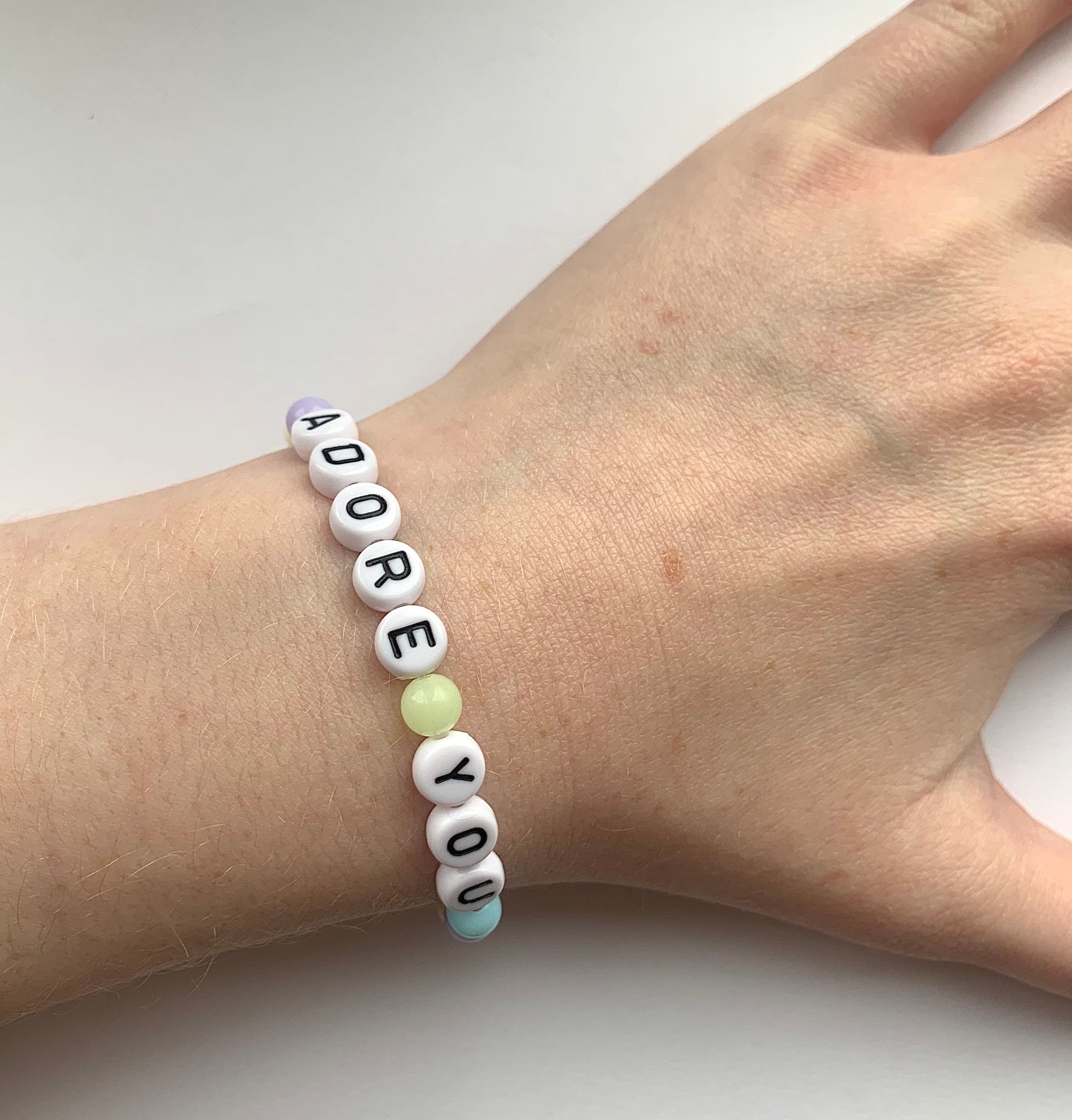 Beaded Harry Styles Adore You Inspired Bracelet Resin Etsy UK