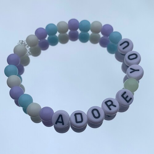 Beaded Harry Styles Fine Line Inspired Bracelet Resin Beads Etsy UK