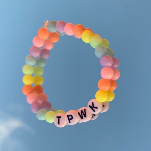 Beaded Harry Styles Fine Line Inspired Bracelet Resin Beads Etsy UK