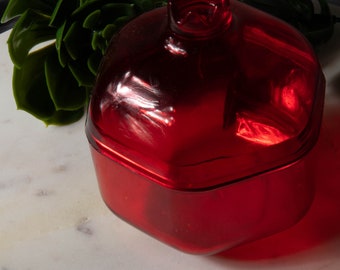pomegranate shaped plastic accessory box