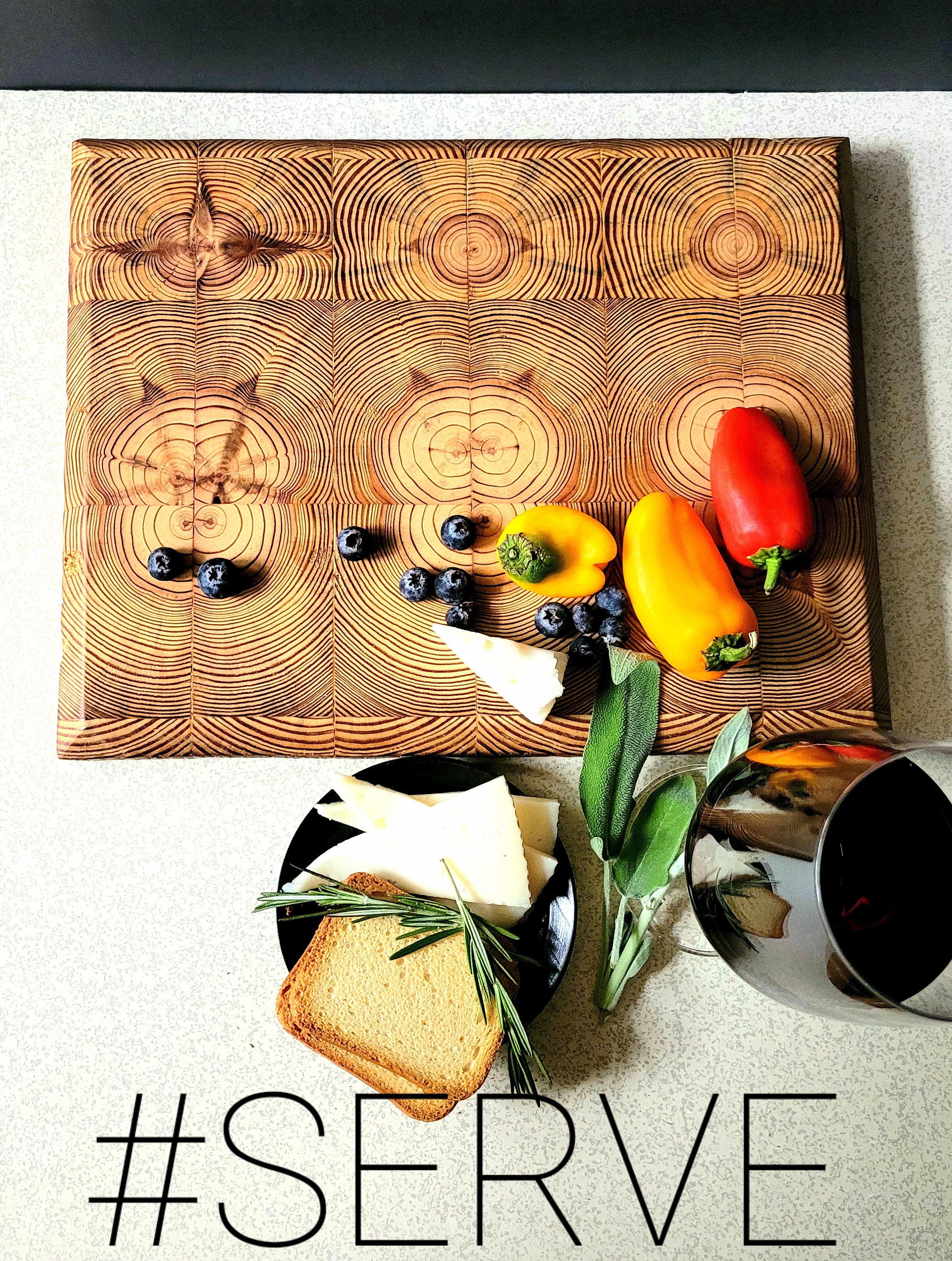 Bloc de boucher à grains fins de bois dur Etsy France