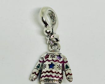 Pandora Christmas Sweater Dangle Charm