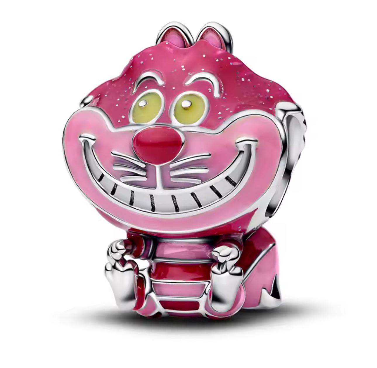 Pandora Disney Alice in Wonderland Cheshire Cat Charm Sterling