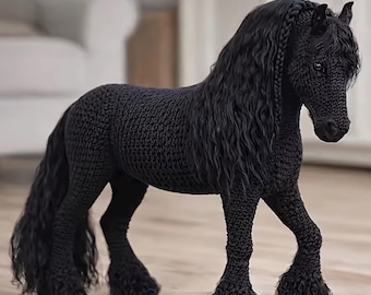 Magestic Horse Digital Crochet Pattern