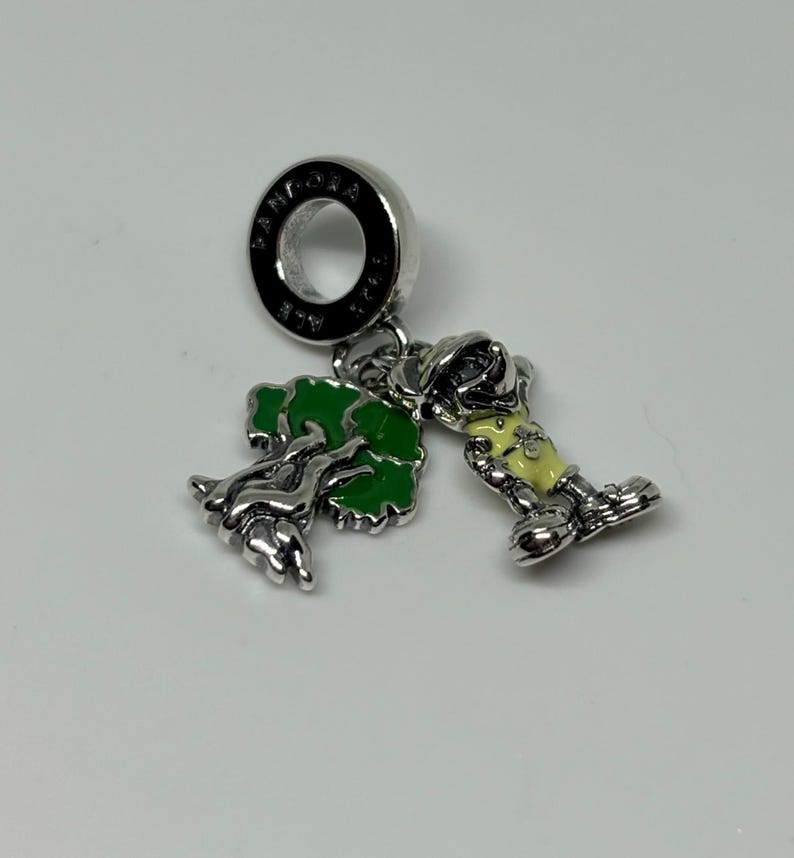 Disney Parks Animal Kingdom Mickey Mouse & Tree Of Life Pandora Charm 2024 image 2