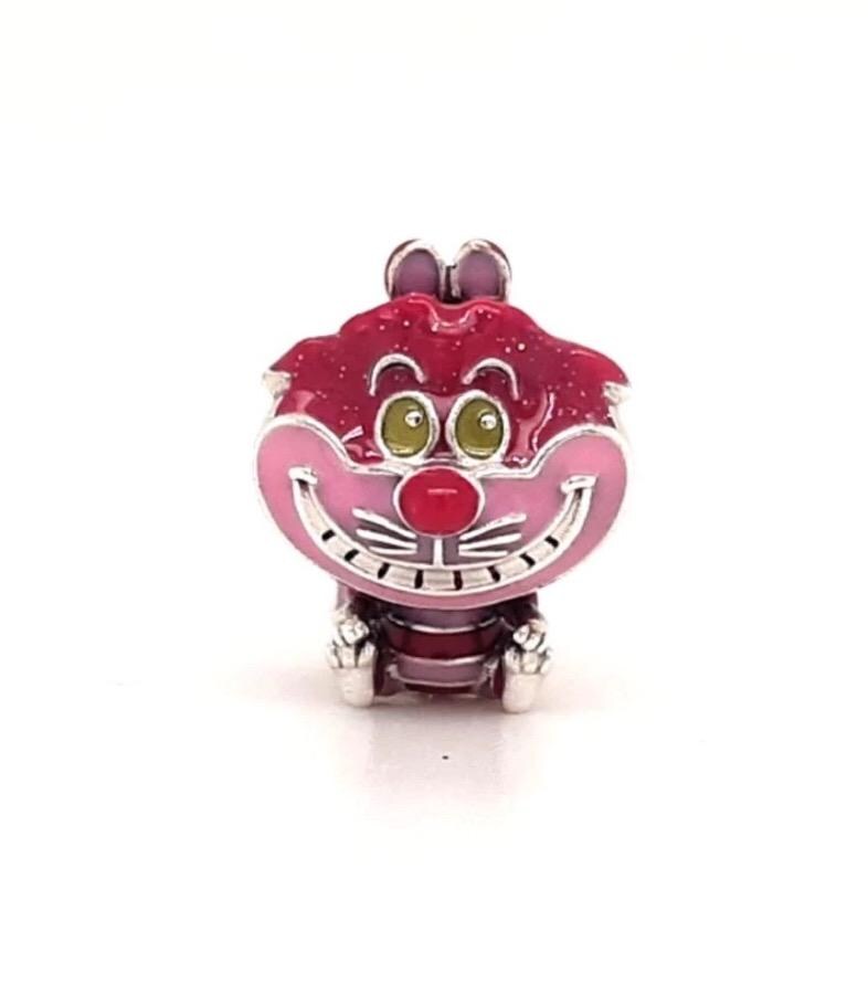 Pandora Disney Alice in Wonderland Cheshire Cat Charm Sterling