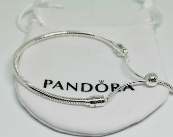 Pandora Moments Snake Chain Slider Bracelet